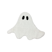 Πατάκι μπάνιου Lucky Halloween 35,4'' x 23,6'', αντιολισθητικό χαλάκι ντους Ghost, συμβατό με