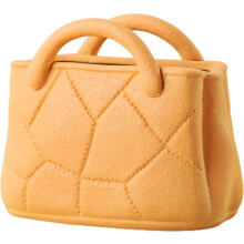 Ceramic Handbag Vase Orange 12cm