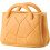 Ceramic Handbag Vase Orange 12cm 1