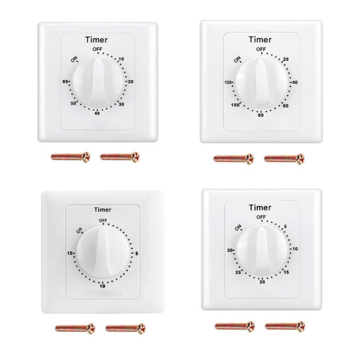 Mekanisk og elektronisk nedtellingstimerbryter 86 paneler 2