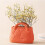 Ceramic Handbag Vase Orange 12cm 5