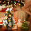 Pre-lit Mini Christmas Tree with LED Lights, Pinecone 3