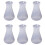 6 transparante PP laboratorium Erlenmeyerflessen van 250 ml 1