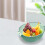 Dubbellaagse plastic fruit- en groentewasmand 5