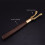 Tea Pot Clip with Wooden Handle and Cast Iron Head 3