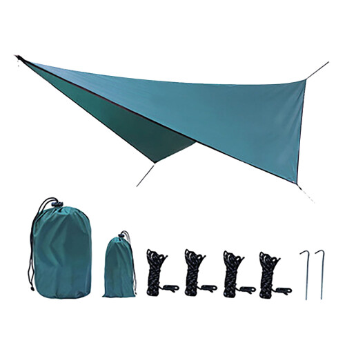Vela de sombra triangular impermeável Gnobogi 360x290cm