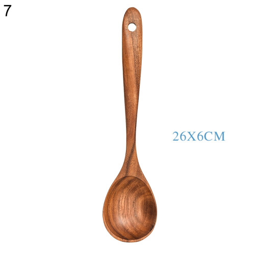 Handmade Teak Wooden Cooking Spoon 1