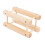 Wooden Countertop Wine Rack for 2 Bottles 1