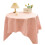 Runde Tischdecke aus strukturiertem Polyester, 55 Zoll 2