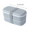 Kids' 2-Tier Bento Box with Cutlery 2