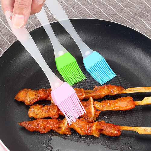 Silikonölpinsel mit ergonomischem Griff, 17 cm