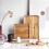 Solid Wood Serving Platters and Trays, Durable Dishwasher Safe Rectangular Party Plates Avoid Sliding and Spilling Food with Easy Carry Grooved 5