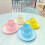Plastic Dinnerware Set BPA Free 12-Piece 3