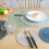 Set de 4 sets de table ronds tressés de 14 pouces 5