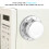 Mechanical Kitchen Timer 60 Min Silver Magnetic Base 3