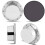 Mechanical Kitchen Timer 60 Min Silver Magnetic Base 5