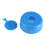 Blauwe schroefdoppen voor waterflessen van 5,5 cm (5 stuks) 5
