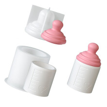 Moule de boîte à bijoux en Silicone, moule en forme de biberon