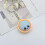 Funny Expression Baozi Style Keyring Accessory Bag Charm-Yellow 7