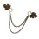 Dekorative Brosche mit Kettenverschluss-Alte Bronze, Abschnitt 1 1