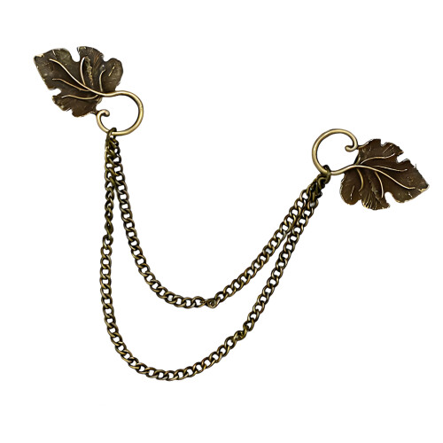 Dekorative Brosche mit Kettenverschluss-Alte Bronze, Abschnitt 1