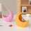 Flexible Silicone Craft Mold Moon Shaped Storage Box Moulds for 4