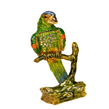 Einzigartige Emaille-Schmuckschatulle in Tierform für