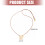 Collier pendentif Unique découpé au soleil, chaîne coréenne-Brun 4