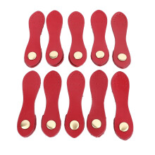 DIY-Bastelbedarf: Druckknopfschnallen aus Leder, hochwertiges Material, modisches Design, vielseitig einsetzbar, leicht zu nähen, verstellbarer