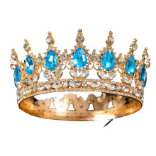 Diadèmes de princesse rétro classiques à 8 yeux,-Lac Bleu