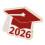 Classical 2026 Graduation Commemorative Badge Zinc Alloy-2 1