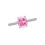 Bagues ovales en zircone coupées en forme de fleur de-Rose 1