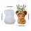 Moule en Silicone pour Pot de fleur de chiot bouclé mignon, pour 3
