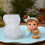 Moule en Silicone pour Pot de fleur de chiot bouclé mignon, pour 7