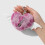 Porte-clés élégant en peluche imprimé léopard, avec-Rose rouge 7