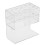 Doublelayer Clear Acrylic Pen Stand Wall Storage Box for Desk and Wall 1