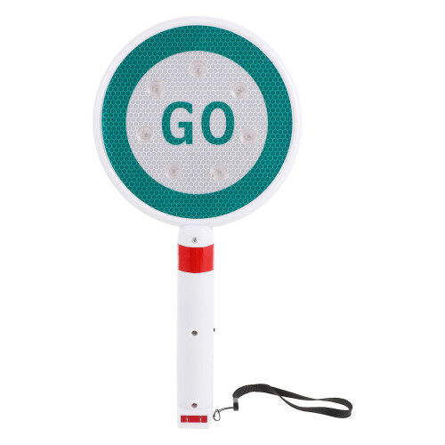 LED-Verkehrszeichen Mit , Doppelseitig, Rot, Reflektierend