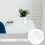 Doublelayer Clear Acrylic Pen Stand Wall Storage Box for Desk and Wall 4