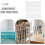 Doublelayer Clear Acrylic Pen Stand Wall Storage Box for Desk and Wall 6