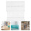 Doublelayer Clear Acrylic Pen Stand Wall Storage Box for Desk and Wall 7