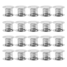 25Pièces Base Ressort Métal Argentée Pour Poupées, Deco Bureau