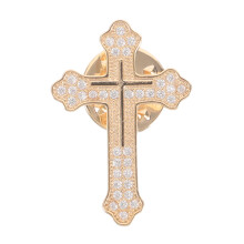 Croix Costume Épingle Métal Femme
