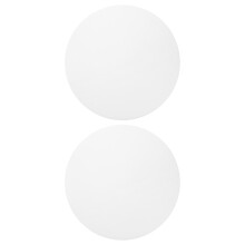 2Pcs White Acrylic Round Lamp Shade Diffuser for Drum Style Lampshades