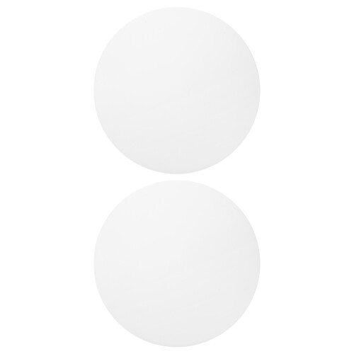 2Pcs White Acrylic Round Lamp Shade Diffuser for Drum Style Lampshades