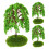 3Pcs Small Scale Plastic Landscape Trees for DIY Train Layout Decor 1