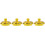 4Pcs Yellow Ceramic Replacement Lid for Tea Kettle Set 3
