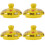 4Pcs Yellow Ceramic Replacement Lid for Tea Kettle Set 4