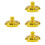 4Pcs Yellow Ceramic Replacement Lid for Tea Kettle Set 5
