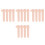 16Pcs Durable Beige Silicone Door Handle Protectors for Cabinet Use 7