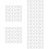 250Pcs Plastic Round Keyhole Hangers White Frame Hanging Fastener Set 9